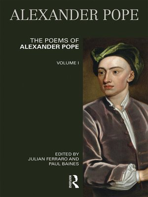 cover image of The Poems of Alexander Pope